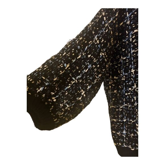 JANICE APPAREL Black Chunky Long Cardigan - One Size Fits Most - Picture 5 of 8